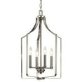 thumbnail image 4 of Farmhouse Four Light Chandelier-Brushed Nickel Finish Bailey Street Home 147-Bel-3329944, 4 of 8