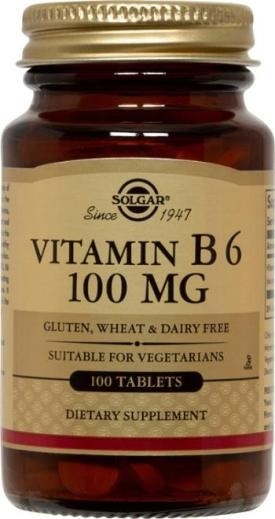 Solgar Vitamin B6 100 Mg Tablets, 100 Ct - Walmart.com - Walmart.com