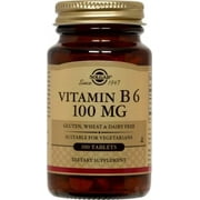 Solgar Vitamin B6 100 mg Tablets, 100 Ct