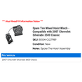 thumbnail image 2 of Spare Tire Wheel Hoist Winch - Compatible with 2007 Chevy Silverado 3500 Classic, 2 of 2