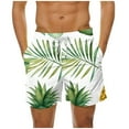 thumbnail image 2 of guisaled Men Swim Trunks Mens Swim Shorts Quick Dry Elastic Waisted Swim Trunks Summer 7 Inch Beach Shorts Loose Fit Hawaii Graphic Boardshorts, 2 of 6