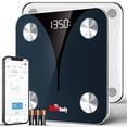 thumbnail image 1 of Bisonbody Smart Digital Body Bathroom Scale – Detects 20 Body Composition Metrics Including Weight, BMI, Body Fat, and more – Smartphone App Support – Support 24 Users – Digital Family Scale Bluetooth, 1 of 5