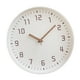 thumbnail image 4 of Reloj de pared decorativo de 30 cm con números grandes y elegante para decoración del hogar. Blanco, 4 of 9