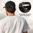 thumbnail image 4 of American Trends Baseball Cap for Men USA Flag Embroidered Baseball Hat Adjustable Golf Hat UV Protection Dark Grey, 4 of 7