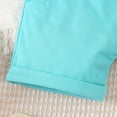 thumbnail image 6 of Teen Boy Clothes Baby Toddler Boys Set Child Kids Spring Summer Cotton Hawaii Printed Short Sleeved Casual 0 3 6 12 18 24 Months T-shirt with Elastic Waist Shorts Children Clothing 2-Piece, 6 of 6