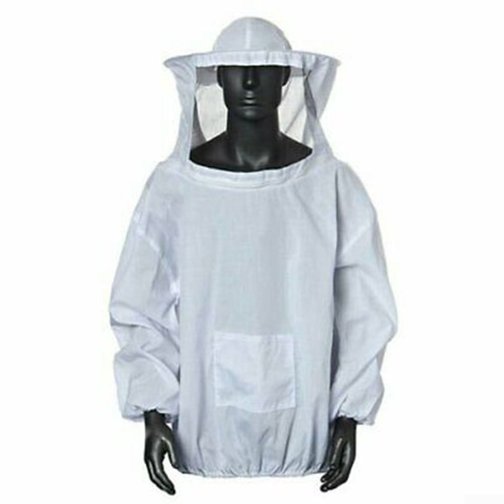 Beekeeping Equipment Jacket Veil Bee Keeping Cotton Suit Hat Pull Over Smo 