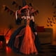 thumbnail image 1 of Txlixc, conjunto de disfraz de Cosplay para niñas, vestido de bruja de Halloween con sombrero, atuendo para accesorios de juego de rol Txlixc Moda, 1 of 8