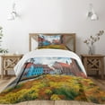 thumbnail image 3 of Ambesonne Victorian Quilted Bedspread Set 2 Pcs, Old City Riga Latvia, Twin Size, Multicolor, 3 of 6