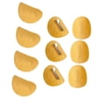 thumbnail image 3 of 10 piezas de papa bocadillo para la pelota de pelo lateral clips decorativos en forma de cabeza de cabeza decoración de cabello decoración divertida, 3 of 8