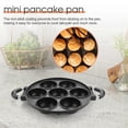 thumbnail image 5 of 7 Hole Cooking Cake Pan Cast Iron Omelette Pan Non-Stick Cooking Pot Breakfast Egg Cooker Cake Mold, 5 of 5