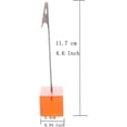 thumbnail image 6 of ‎SHBOTO  Resin Cube Base Note Clip, Alligator Clip Card Table Stand Holder for Wedding Party or Meeting Displaying Alligator Clip Note Holder Pack of 10, 6 of 7