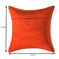 thumbnail image 3 of Stylo Culture Ethnic Chair Seat Throw Pillow Covers 16x16 Solid Orange Modern 40x40 cm Living Room Toss Pillow Case Polydupion Solid Square Cushion Covers | Set Of 5, 3 of 4