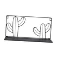 thumbnail image 2 of Estante De Pared De Hierro Forjado, Estantes Flotantes Para Sala De Estar, Balcón, Barra, 40x21cm, 2 of 8