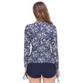 thumbnail image 2 of Traje De Baño Damas Traje de baño de mujer conservador de dos piezas para accesorios femeninos (S azul oscuro), 2 of 9