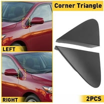 CENL 2Pcs Side View Mirror Fender Corner Trim Cover for Toyota for Corolla 2008-2013