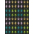 thumbnail image 1 of Ahgly Company Machine Washable Indoor Rectangle Transitional Night Black Area Rugs, 2' x 5', 1 of 7