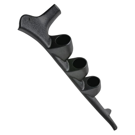 Black Triple Pillar Gauge Pod for 1982-1986 Ford F-Series F-150 F-250 F-350 OBS IDI Models