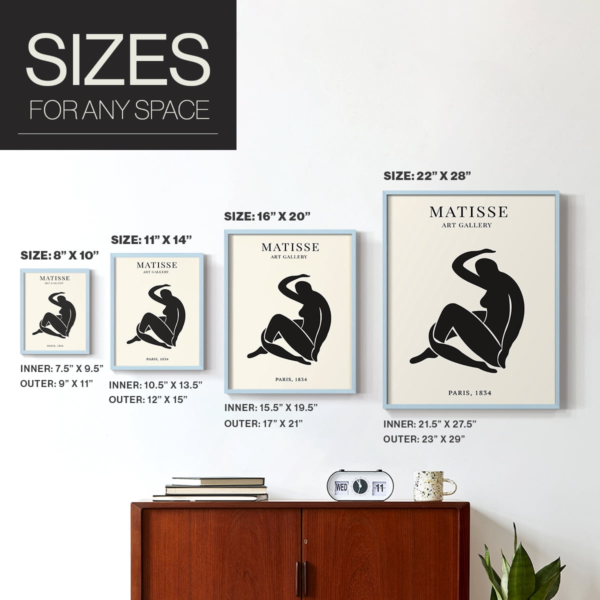 Matisse LXV Framed Print - Solid Wood