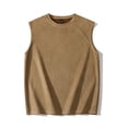 thumbnail image 5 of Cmfcve Men's Oversized Sleeveless Tank Top Crew Neck Casual Muscle Shirt for Big & Tall Soild Basic Dry Fit Activewear for Gym Workout Training Running, 5 of 5
