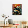 thumbnail image 3 of Nawypu Cute Animal Canvas Wall Art Panda Poster Prints Aesthetic Type Artwork Picture for Living Room Decor, 3 of 5