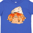 thumbnail image 4 of Inktastic Cute Hermit Crab on Beach Boys or Girls Toddler T-Shirt, 4 of 5