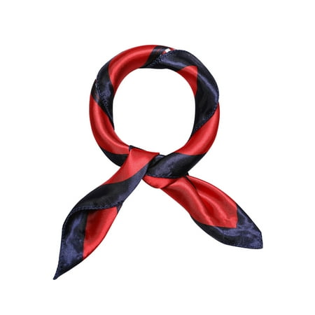 Women Stain Print Square Scarves Kerchief Neck Scarves