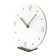 thumbnail image 1 of ZheElen Unique Style Round Table Clock Accurate Timekeeping Silent Operation Durable Construction Desk Clock B, 1 of 6