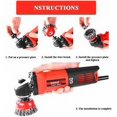 thumbnail image 4 of Weed Brush Head Brush Cutter Universal Steel Wire Weed Tray Landscaping Trimming Irrigation Machine Accessories (4 Inch), 4 of 5