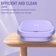 thumbnail image 6 of Mini Portable Washing Machine, Foldable Dehydrator, Large Capacity Drum, Energy-Efficient, for RVs, Dorms, Travel, Fast Spin, Quiet Operation, Stainless Steel, Compact Design, Home Use Soulcaz, 6 of 9