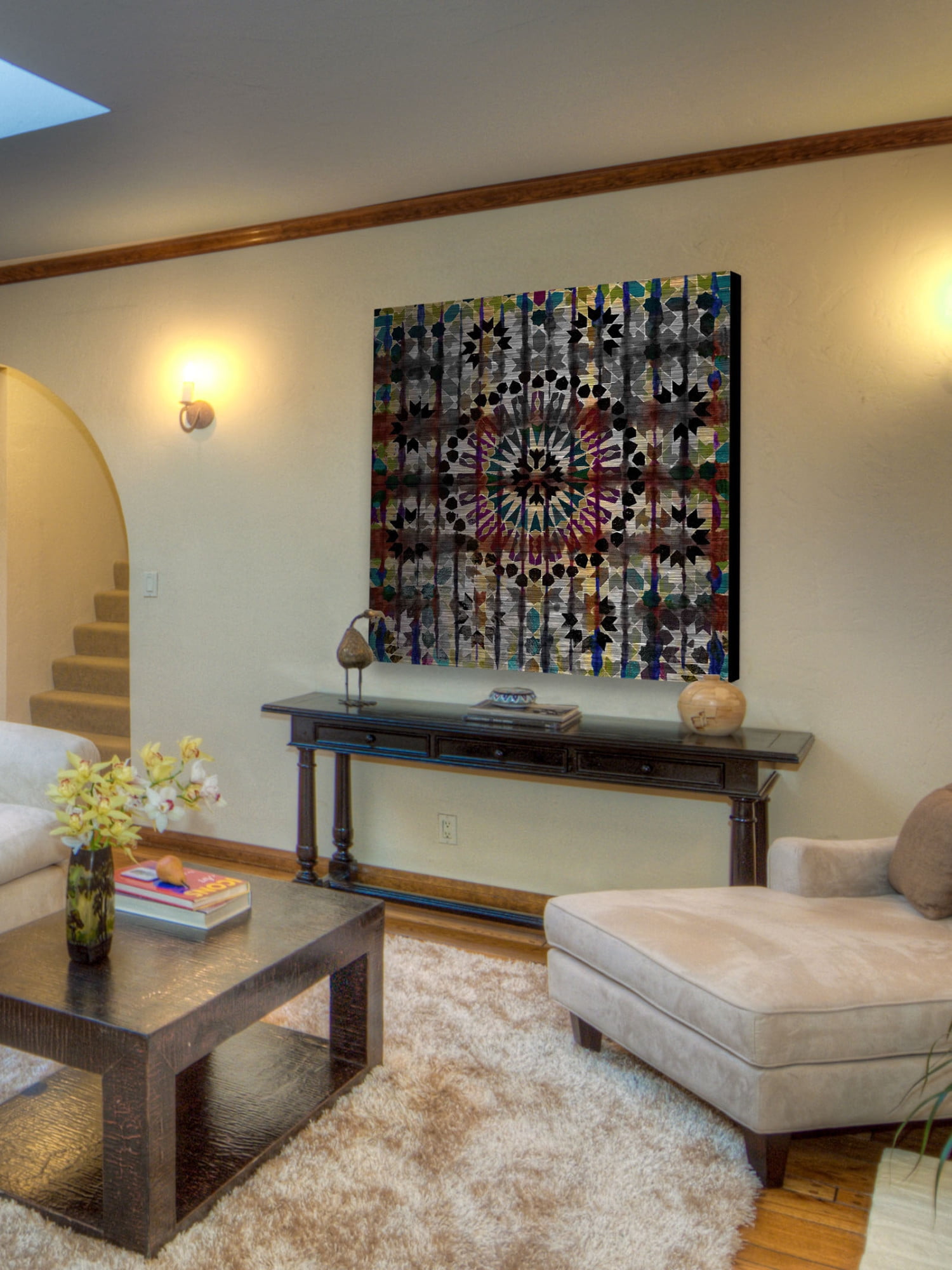 Parvez Taj Assahrij Art Print on Brushed Aluminum