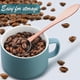 thumbnail image 3 of Coffee Spoon Tea Spoons Mini Stainless Steel Measuring Spoon Long Handle Soup Spoon Measuring Spoons Mixing Spoon for Coffee, Tea, Sugar, 20ml (3, Gol, 3 of 5