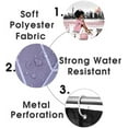 thumbnail image 7 of 4PCS Black Girl Shower Curtain Set, Sunflower Inspirational Afro Melanin Queen Black Woman African American Bathroom Decor, Waterproof Fabric Black Shower Curtain, Non-slip Bath Mat, 7 of 7