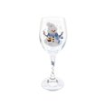 thumbnail image 2 of Christmas Long Stem Wine Glasses Gold Twisted Stem Glass Cups Clear Drinking Glasses Festive Holiday Table Decor, 2 of 6