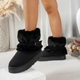 thumbnail image 6 of Women's Snow Boots Winter Fur Lined Ankle Boots Pull On Comfortable Walking Shoes Outdoor Cold Snowy Warm Winter Thick-Soled Boots, 6 of 7