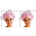thumbnail image 3 of Soft Satins Bonnet for Women Ajustable Elasticity Bands Silk Bonnet for Braids Hair Sleeping Caps Silk Sleep Bonnet, 3 of 8