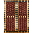 thumbnail image 1 of Ahgly Company Indoor Rectangle Abstract Dark Red Abstract Area Rugs, 8' x 12', 1 of 6