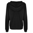 thumbnail image 5 of Vedolay Womens Zipper Hoodie Coat Fashion Long Sleeve Tunic Tops Oversized Shirts Womens Fashion Black,M, 5 of 5