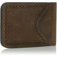 thumbnail image 3 of Ariat A3513044 Shield Perforated Edge Money Clip Money Clip, Medium Brown - One Size, 3 of 4