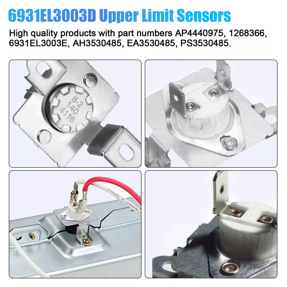 CIRCLE- 6931El3003D 6931El3001E 6323El2001B Thermostat Sensor Kit Fit For Lg Dryer
