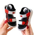 thumbnail image 5 of Sandals Breathable Boys Sandals For Kids Casual Summer Shoes For Toddlers And Children Red 1.5-2 Years, 5 of 6
