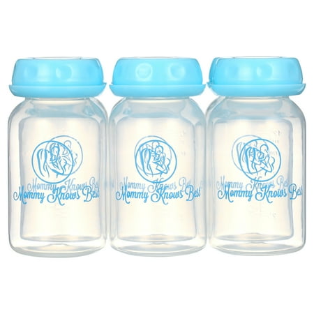 Mommy Knows Best Breastmilk Storage Bottles- Set of 6