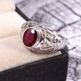 thumbnail image 1 of 925 Sterling Silver Certified Ruby Promise Ring Jewelry Gift Free Ship, 1 of 3