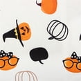 thumbnail image 6 of EnJoCho Toddler Halloween Party Dress Kid Baby Girls Halloween Long Sleeve Sweet Round Neck Pumpkin Printed Dresses with Hairband 2PCS Set Outfits, 6 of 7