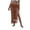 Brown, variant on Women Sexy Hollow Out Mesh Tassle Skirts Beach Cover Up Summer Fish Net Swimsuit Wrap Sheer Maxi Sarong