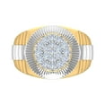 thumbnail image 3 of 1/2 Carat Men's Diamond Wedding Band Ring in 14K Yellow Gold (Ring Size 13.25) (SI1-SI2 Clarity), 3 of 5