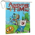 thumbnail image 2 of Adventure Time Shower Curtain Waterproof Fabric Cloth Shower Curtains Washable Bathroom Decoration Bath Curtains Iron, 2 of 9