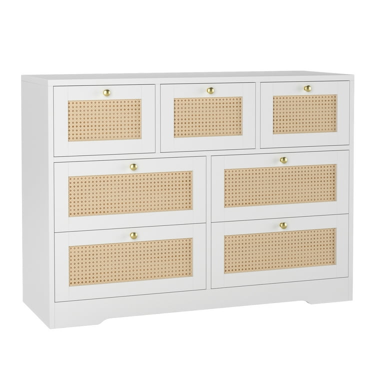 White online wicker bureau
