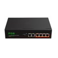 thumbnail image 5 of EU Plug EU Plug Conmutador Ethernet 2+4fas Diewu 2 Uplink + 4 100m Puerto 100-240v 62w Fuente de alimentación, 5 of 5