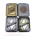 thumbnail image 1 of Standard 4 Bolt"Custom Built" Engraved or Printed Guitar Neck Plate - Choose from 4 designs - Silver, Gold or Black, 1 of 6