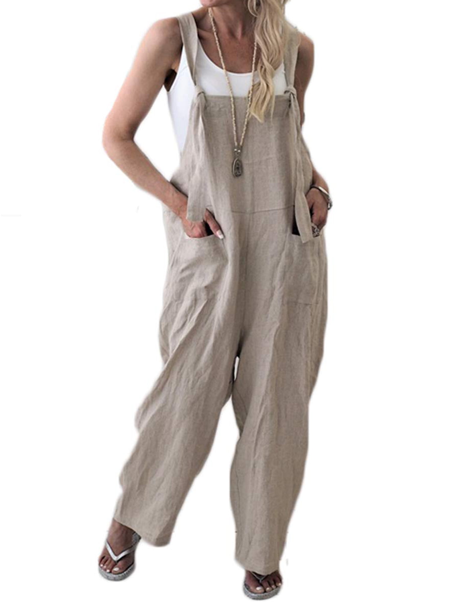 white linen overalls womens